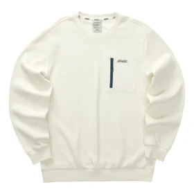 Casual-Hoodie „Weiß Schwarz“