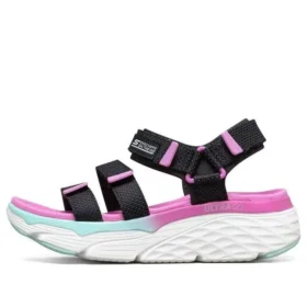 Casual-Sandalen mit Max Cushioning Schwarz/Lila