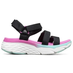 Casual-Sandalen mit Max Cushioning Schwarz/Lila