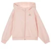 Casual-Serie Strickjacke mit Buchstabenprint „Pink“