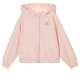 Casual-Serie Strickjacke mit Buchstabenprint „Pink“