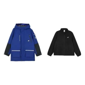 Casual Series 3-in-1-Kapuzenjacke „Black Blue“