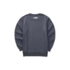 Casual-Sweatshirt mit Buchstabenprint aus der Diamond-Serie „Grau-Weiß“