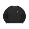 Casual-Sweatshirt mit Rundhalsausschnitt „Black Red“