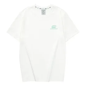 Casual-T-Shirt „Weiß-Blau“