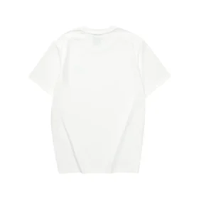 Casual-T-Shirt „Weiß-Blau“