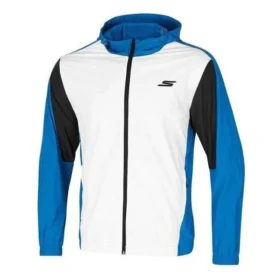 Casual Woven Jacket „White Blue“