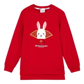 CNY-Serie Crew-Pullover „Red White“