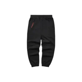 CNY-Serie Sport-Strickhose mit Buchstabenprint „Schwarz“