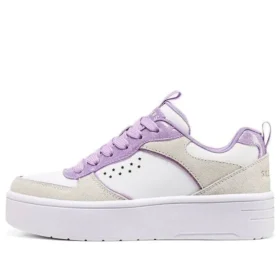 Court High „White Beige Purple“