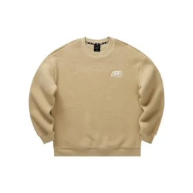 Crew-Pullover mit Buchstabenprint „Tan“