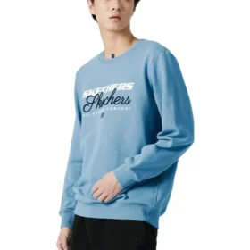 Crew-Pullover mit Buchstabenprint „Teal“