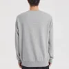 Crew-Pullover mit Logo-Print „Schwarz Grau Weiß Lila“