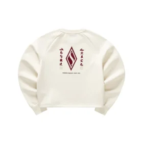 Crew-Sweatshirt mit Logo-Print „White Red“ Crew-Sweatshirt mit Logo-Print „White Red“