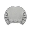 Crew-Sweatshirt mit Smile-Grafik „Schwarz Grau Lila“