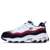 D‘ Lites 1.0 Low-Top-Clunky-Schuhe Weiß/Blau