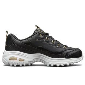 D‘ Lites Low-Top Daddy-Schuhe Schwarz/Gold