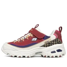D Lites Low-Top-Laufschuhe Rot/Weiß/Schwarz