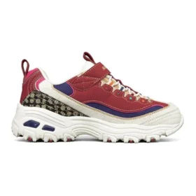D Lites Low-Top-Laufschuhe Rot/Weiß/Schwarz