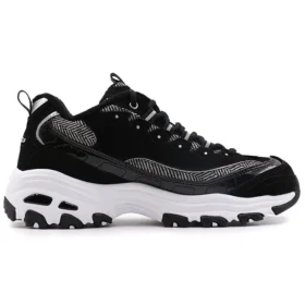 D Lites Low-Top-Laufschuhe Schwarz/Weiß