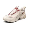 D lites Low-Top-Schuhe Beige/Rot