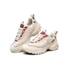 D lites Low-Top-Schuhe Beige/Rot