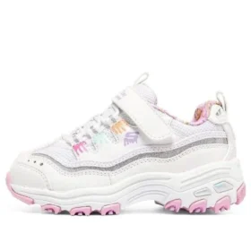 D‘ Lites Strap Memory Foam Laufschuhe „White Pink“
