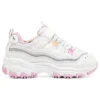 D‘ Lites Strap Memory Foam Laufschuhe „White Pink“