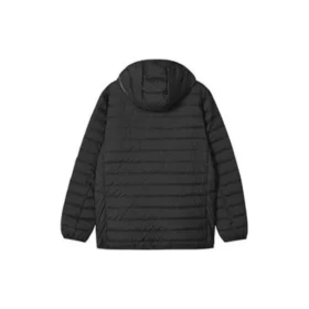 Daunenjacke mit aufgedrucktem Logo „Schwarz“