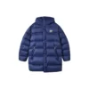 Daunenjacke mit Buchstabenprint „Black Blue“