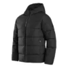 Daunenjacke mit Kapuze „Black“