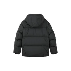 Daunenjacke mit Kapuze „Black“