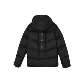 Daunenjacke mit Kapuze „Black“