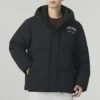 Daunenjacke mit Kapuze „Schwarz Weiß Rot“