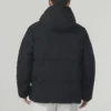 Daunenjacke mit Kapuze „Schwarz Weiß Rot“