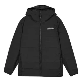 Daunenjacke mit Logo-Aufdruck „Schwarz“
