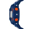 Digitale blaue Uhr Digitale blaue Uhr