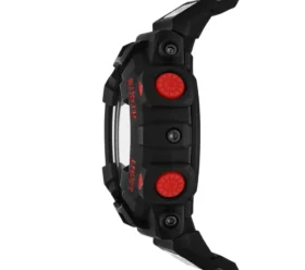 Digitale schwarze Uhr