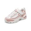 Dlites Chunky-Schuhe „Weiß-Rosa-Rot“