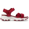 DLites Retro Panda Red Sandalen