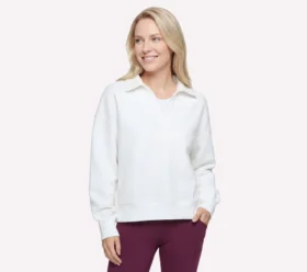Downtown Cozy Fit Langarmshirt mit Kragen