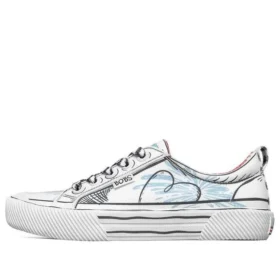 Dr. Seuss x Skechers Bob’s B Wilder Low – Freizeitschuhe Weiß/Blau/Schwarz