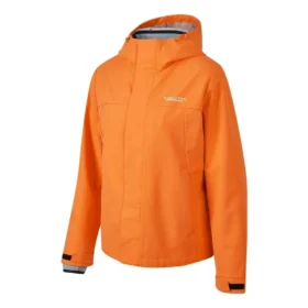 Einfarbige 3-in-1-Jacke mit Reißverschluss „Orange Teal“