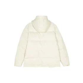 Einfarbige sportlich-lässige Daunenjacke mit Kapuze „Multi-Color“