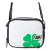 Einseitige Umhängetasche mit Kleeblatt-Logo „White Green“