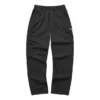 Elastische Sport-Hose mit hohem Bund und Buchstabenprint „Schwarz Olivgrün“