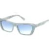 Elevated Cateye Sonnenbrille mit Marmor-Farbverlauf Elevated Cateye Sonnenbrille mit Marmor-Farbverlauf