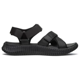 Elite Flex Velcro Sports Schwarze Sandalen