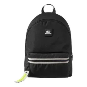 Farbenfrohe Casual-Serie Einfacher Rucksack „Schwarz Weiß“