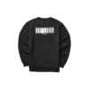 Farbenfrohes Casual-Sweatshirt mit Grafikprint „Black White“